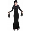 OBLEČENIE TEMNÁ PANI ČARODEJNICA MORTICIA HALLOWEEN M