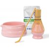 Malumo Matcha set ružový Varianta setu: Matcha set s Ceremonial BIO Matchou 30 g