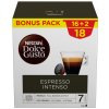 Nespresso Nescafé Dolce Gusto Espresso intenso kávové kapsule 16 ks