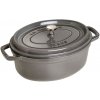 Staub Cocotte hrniec, oválny, 29 cm / 4,2 l, sivý