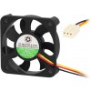 JING DA FAN Ventilátor do PC 50x10 12V 5010D12 s posúvnym guličkovým ložiskom