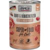Výhodné balenie MAC´s Cat 12 x 400 g - Hovädzie a kuracie srdce