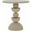 Mauro Ferretti Odkladací stolík Dune 40 cm tmavobéžový