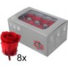 Ruža preparovaná RED 4cm/ks - bal. 8ks