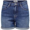 Only Šortky/Bermudy Noos Josephine Shorts - Medium Blue Denim Modrá