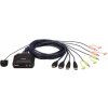 ATEN 2-port 4K HDMI KVM USB mini CS-22H