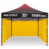 TENTino Nůžkový stan 3x3m STEEL HEXAGON – Limitovaná edice 25 let + potisk Farba opláštenia: 4A - ŽLTÁ, Počet bočních plachet: konstrukce + střecha TENTino + 2x boční strana