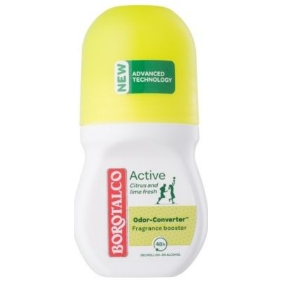 Borotalco Active Citrus dámsky deodorant - Guličkový dámsky deodorant 50 ml