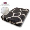 DRYBED Premium Vet Bed Žirafa tmavohnedý 100 x 75 cm