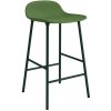 Normann Copenhagen Barová stolička Form Barstool, 65 cm – zelená/oceľ