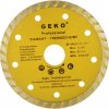 Diamantový kotúč TURBO 115 x 22 x 1,9 mm, celistvý segment, GEKO