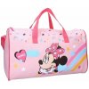 Vadobag · Detská / dievčenská športová / cestovná taška Minnie Mouse s dúhou - Disney - 18L