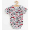 Dojčenské bavlnené body s krátkym rukávom New Baby Go!go!go!, 80 (9-12m)
