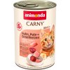 Výhodné balenie animonda Carny Adult 12 x 400 g - morčacie, kuracie a kačacie srdce