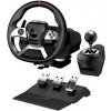 Genius GX Gaming SpeedMaster X5 FF Volant, pedály, řadicí páka, pro PC, PS4, Xbox One, vibrace, černo-stříbrný
