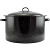 Green Home smaltovaný hrniec s pokrievkou 20 l BLACK 29301