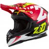 Přilba X1.9 TARGA, ZED (červená/žlutá fluo/černá/bílá, vel. S)