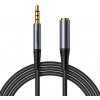 JoyRoom Predlžovací 3.5mm Jack AUX Kábel - Čierna HR31246