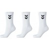 Ponožky HUMMEL Basic 3-pack White Biela 45-48