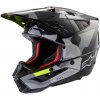 ALPINESTARS prilba S-M5 ROVER 2 tmavo šedá/žltá fluo 2024 - L