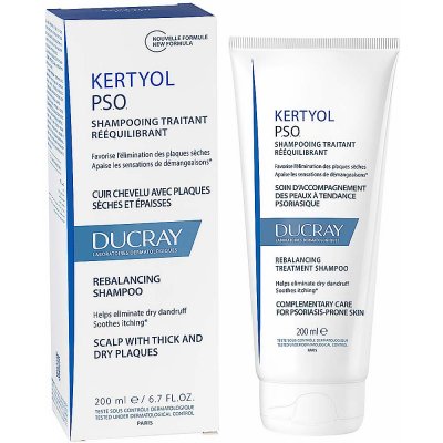 Ducray Kertyol P.S.O. Shampooing (Duo) keratoredukčný šampón (šupiny) 2 x 200 ml darčeková sada