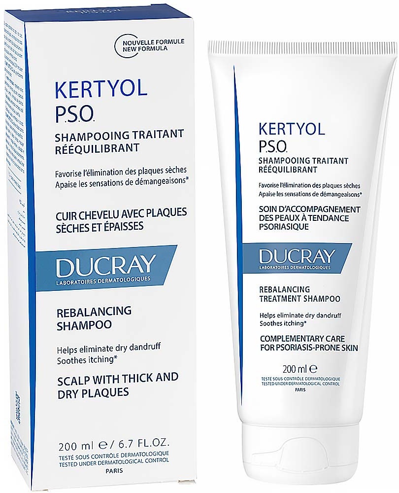 Ducray Kertyol P.S.O. Shampooing (Duo) keratoredukčný šampón (šupiny) 2 x 200 ml darčeková sada