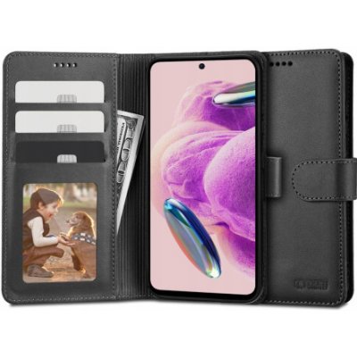 Púzdro Tech-Protect Wallet knižkové na Xiaomi Redmi Note 12S, čierne