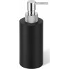Dávkovač mydla Club hladký čierny mat-chrom