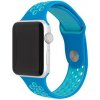 eses Silikónový remienok pre Apple Watch - Modro zelený, S, M, L - 42mm, 44mm, 45mm, 49mm