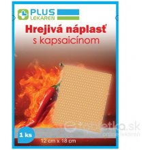 PLUS LEKÁREŇ Hrejivá náplasť s kapsaicínom 12x18cm
