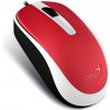 GENIUS DX-120/Kancelárska/Optická/1 200 DPI/Drôtová USB/Červená 31010105109