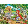 CASTORLAND Puzzle Červená čiapočka a vlk 60 dielikov