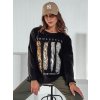 Dámska oversize blúzka MODEZINE čierna čierna | kaki One size DStreet 5904056682164