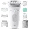 Epilátor Braun Silk-épil 7 Skin Spa SE7-081 strieborný/sivý