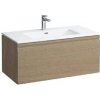 Laufen Pro S - Skrinka s umývadlom, 100x50 cm, farba svetlý dub H8609654791041