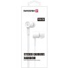 Swissten Earbuds Rainbow YS-D2, slúchadlá, biela YS-D2-biela