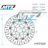 MTZ Kotúč brzdový plávajúci (296/58/6D) - okrúhly dizajn - Honda RS125+RS250+CB250F+TSR+CB400N+CBR400F+CBR600F+VFR400F+VRF750F+CBR900RR Fireblade+VTR10