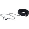 Ouch! by Shots Velcro Collar with Nipple Clamps