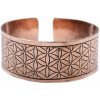 AWM Medený Tibetský Náramok - Kvet Života 1ks