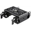 SmallRig 1775 Mounting Plate w/ 15mm Rod Clamps