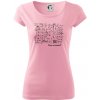 Matematika - čomu nerozumieš - Dámske tričko Pure - 2XL ( Ružová )