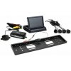 AMiO - Parkovací asistent TFT02 4,3” s kamerou HD-402-LED 4-senzorové, čierne 02693