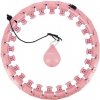 HMS Masážny hula hoop HHW01 so závažím ružová