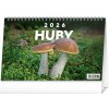 NOTIQUE Stolový kalendár Huby 2026, 23,1 x 14,5 cm