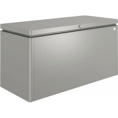 Biohort LoungeBox 160 Box na podušky 160 x 70 x 83,5 cm sivý metalický