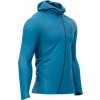 Pánska bežecká bunda Compressport, HURRICANE WATERPROOF 10/10 JACKET svetlomodrá S