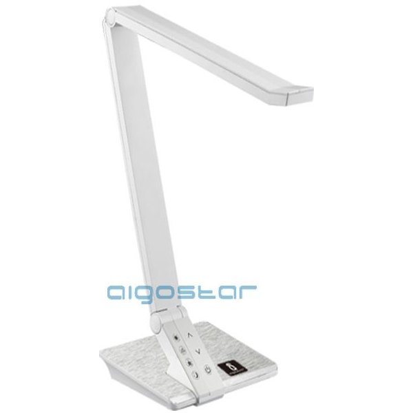 Aigostar Led stolná lampa 10W ovládanie jasu cez dotykový panel, biela-inox  178680 od 33,73 € - Heureka.sk