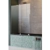 RADAWAY FURO PND II 150cm ľavá vaňová zástena pevná so zasúvacou časťou, profil chróm, sklo číre, 10109788-01-01L10112744-01-01