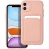 Obal / kryt pre Apple iPhone 11 ružový - Forcell Card