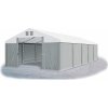 Skladový stan 5x10x2,5m strecha PVC 560g/m2 boky PVC 500g/m2 konštrukcie ZIMA PLUS Bílá Šedá Šedá